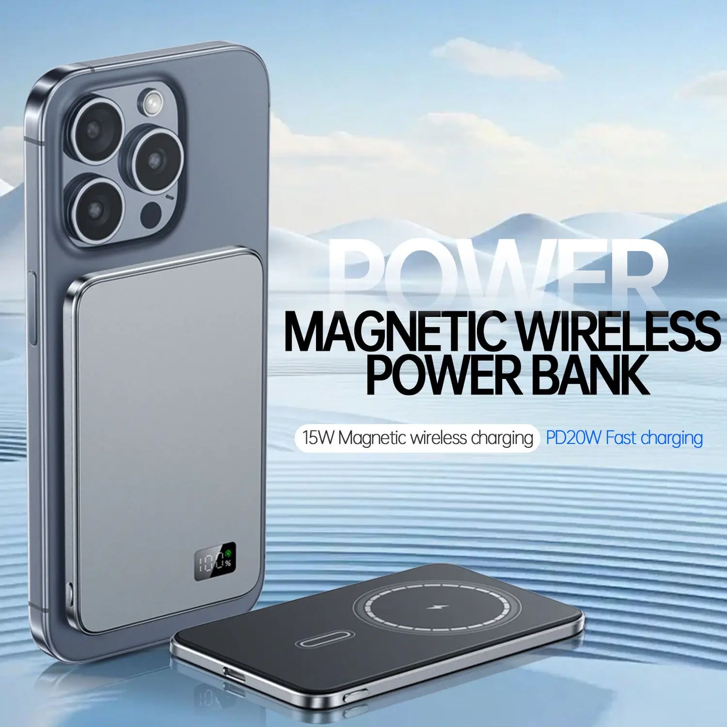 Magnetic Wireless Power Bank Pro